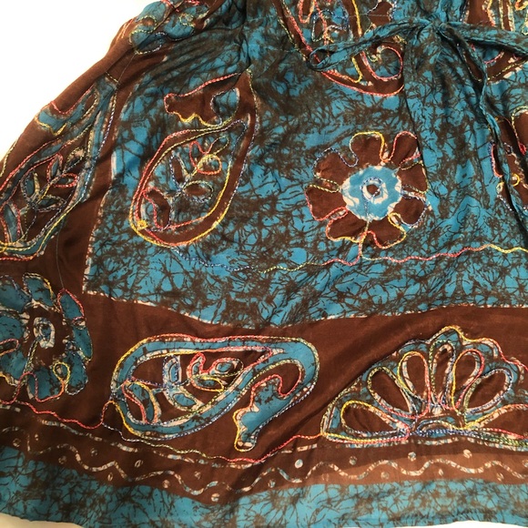 Boho Versatile Top/Dress/Beach Cover Up - Picture 2 of 7